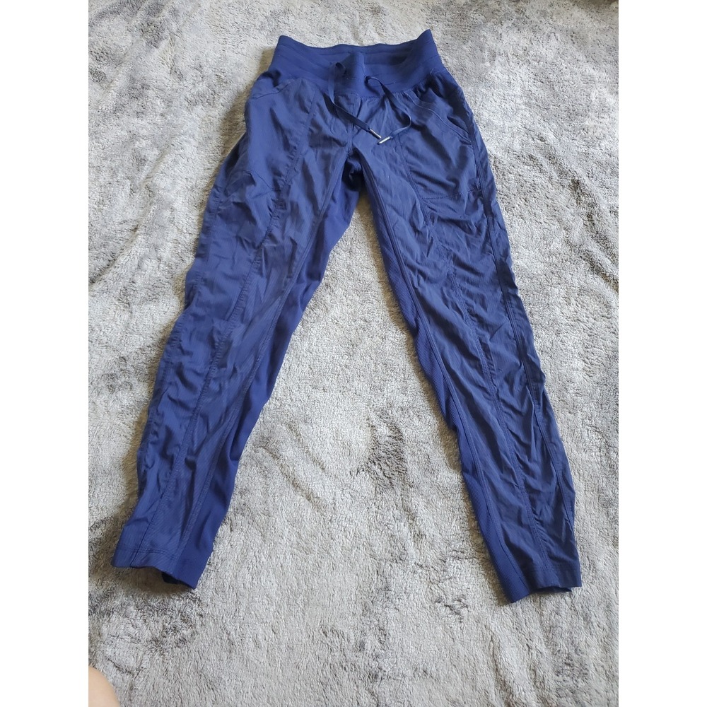 Lululemon Street To Studio Pant Unlined Women's Blue Yoga Dance Run Sz 4